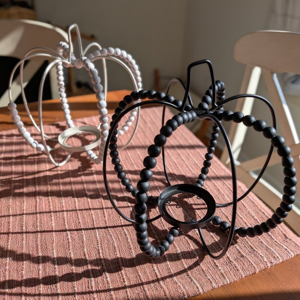 Michaels | Bundle of (2) 10.5" Bead Pumpkin Lantern by Ashland